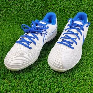 NEW Nike Womens Lunar Hyperdiamond 3 Pro White Blue CD0110-106 Softball size 9